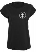 Anchor Everywhere T-Shirt Frauen Schwarz