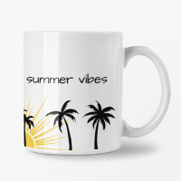 Tasse 355ml - Weiß - Sommer Vibes SW