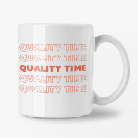 Tasse 355ml - Weiß - Quality Time
