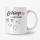 Lieblings Tasse 355ml - Weiß - Herz Dorfkind